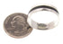 Southwestern Sterling Silver Onyx Inlay Ring Size 5-1/4 PS59712